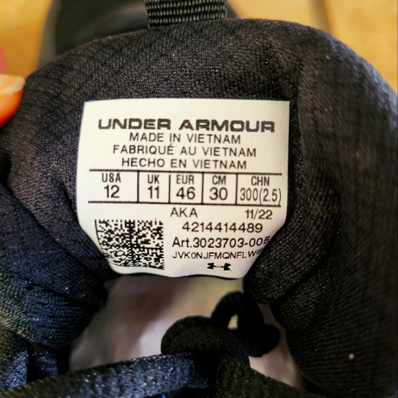 Under Armour Charged Commit Shoes Size 12 - Picture 5 of 9